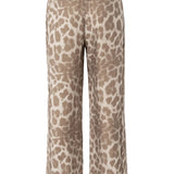 Leopard print trouser