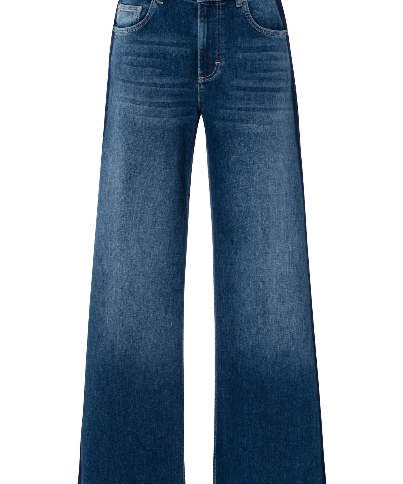 Wide leg w/dark stripe detail