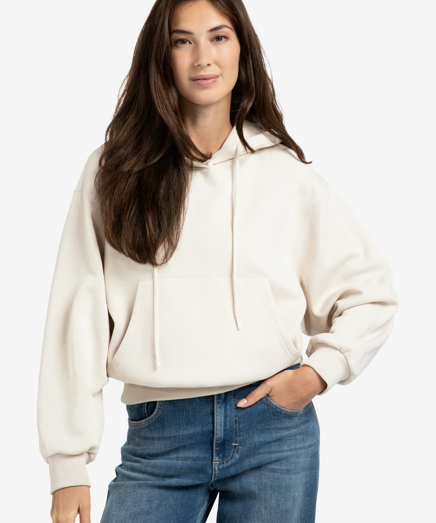 Hoodie w/Pleated Bottom