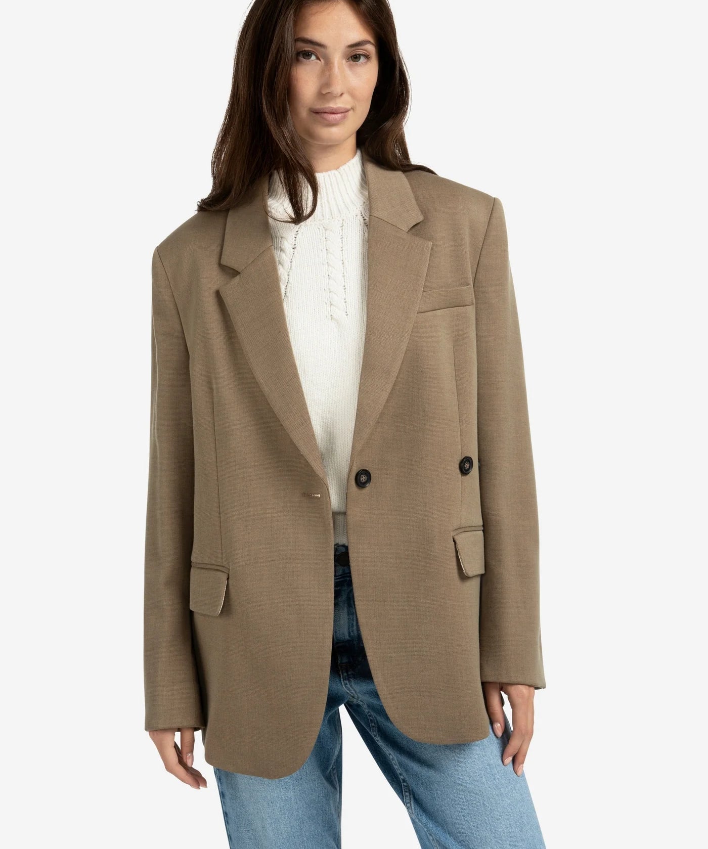 Woven Oversized Blazer