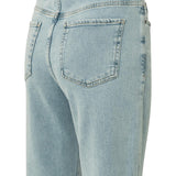 Straight fit jeans with wrap detail