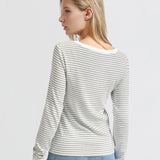 Striped long Sleeve Top