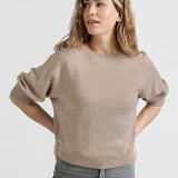 Sweater w/Raglan Sleeves - Dusty Pink