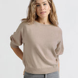 Sweater w/Raglan Sleeves - Dusty Pink