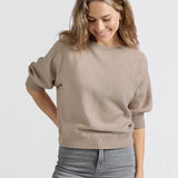 Sweater w/Raglan Sleeves - Dusty Pink