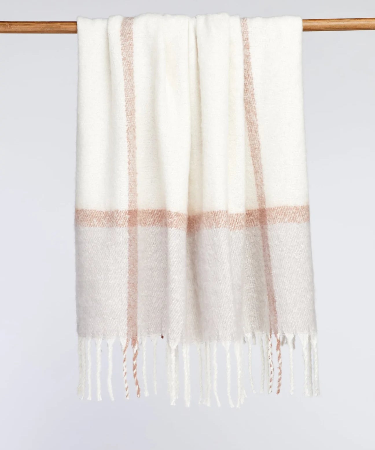 Garcia Blanket - Cream Plaid