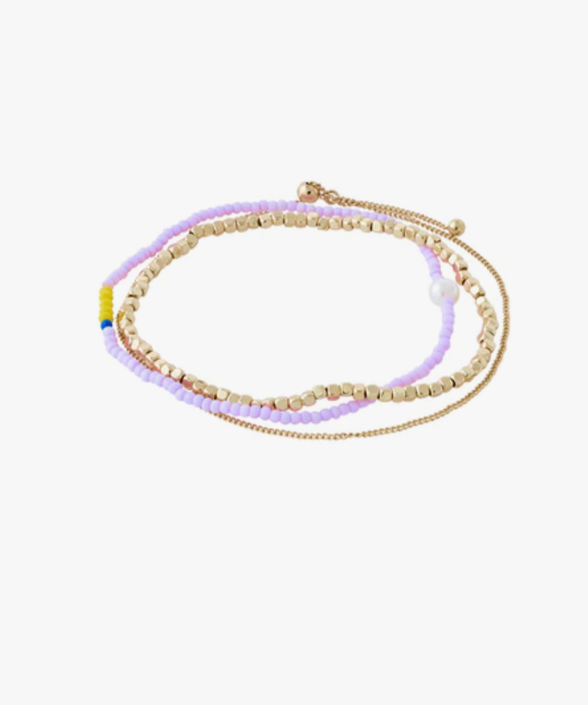 Energetic purple Bracelet 3 in 1