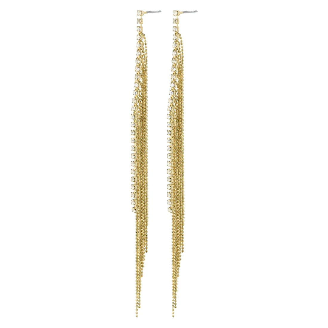 Ane crystal waterfall earrings