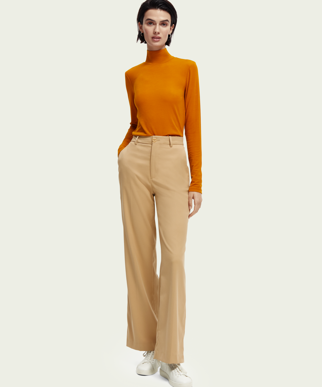 Turtle Neck Long Sleeved Top