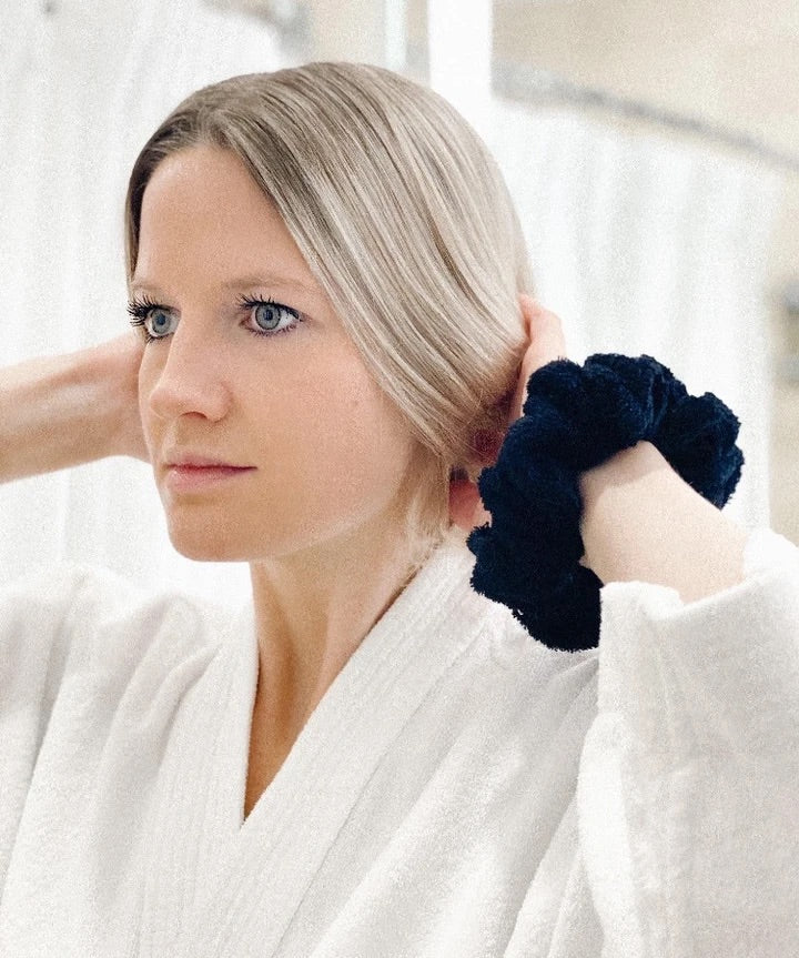 Spa Bamboo Terry Scrunchie - Classic